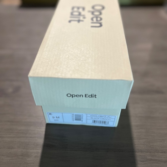 Open Edit Olympia snakeskin-embossed slingback flats - Picture 6 of 7